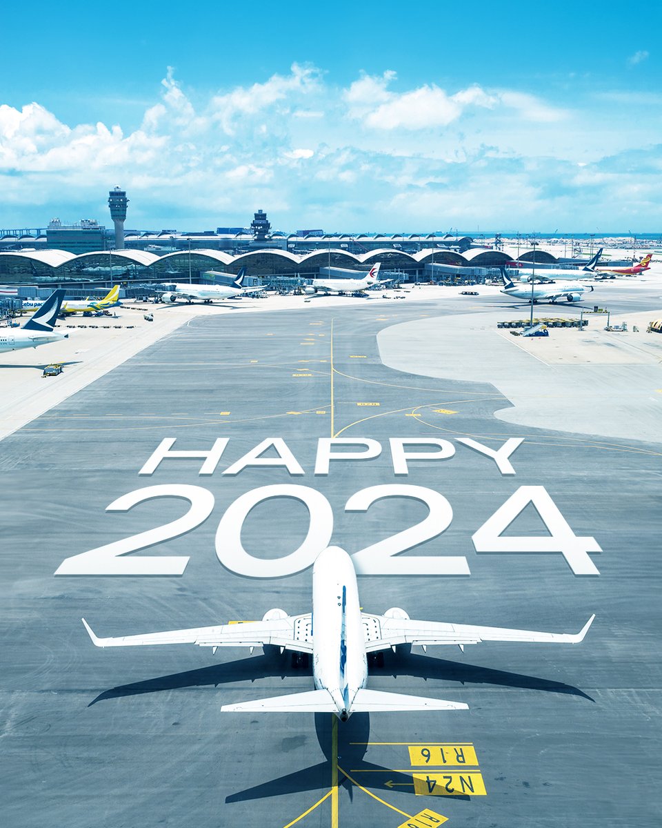 Where have you ventured to in the past year? We cannot wait to take everyone on more amazing journeys. Happy 2024! #hongkongairport #hkairport #hkg #HappyNewYear #HAPPY2024