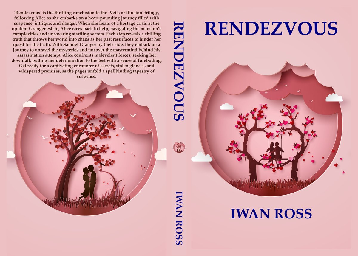 Awake your senses with 'Rendezvous', the thrilling conclusion to the “Veils of Illusion” trilogy. Follow Alice on a heart-pounding journey filled with suspense, intrigue, and a maze of secrets within the opulent Granger estate. #Amazon #BookLaunch amzn.to/48chccC