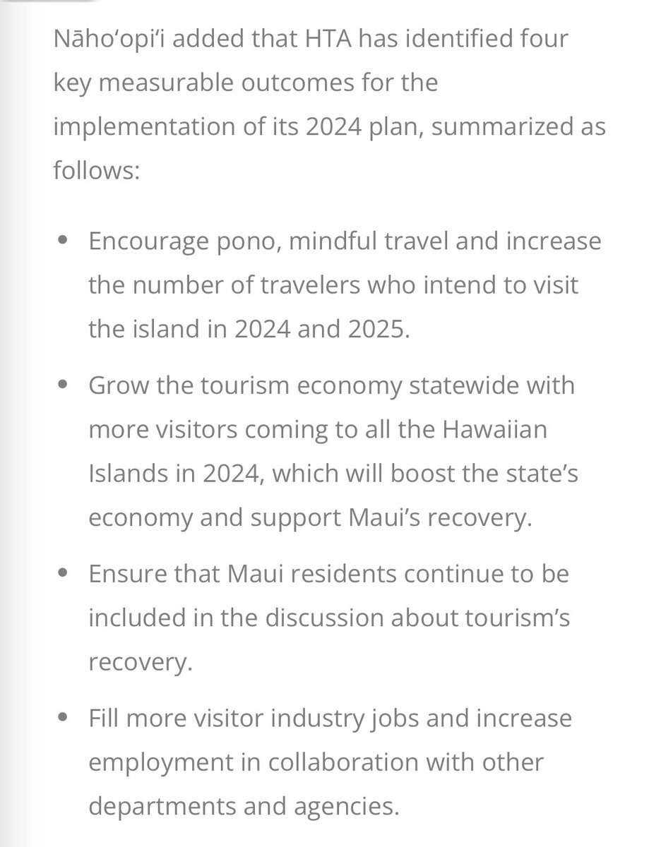 jimmypons's tweet photo. El #mindfultravel como elemento para atraer viajeros a #Hawai Hawai‘i Tourism Authority Board approves action plan to support Maui’s recovery in 2024 @MFTDestinations #mindfultraveldestinations https://t.co/LqFOe6w8MJ