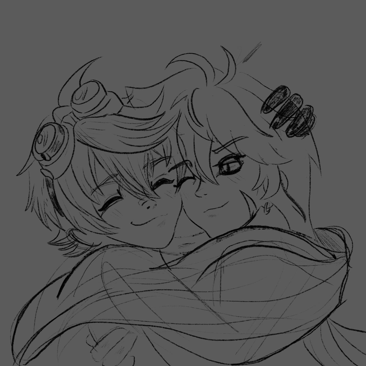 My timed prompt with <a href="/LucklessBennett/">KEL 🐰(Bunnett!)</a> nnnnnnn