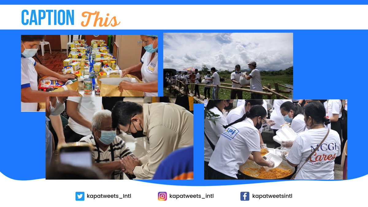 Kapatweets_Intl's tweet photo. Try to think of an inspiring caption based on these photos.

#MCGIShinesWithLove
#MCGICares https://t.co/ue0Ti5QNxV