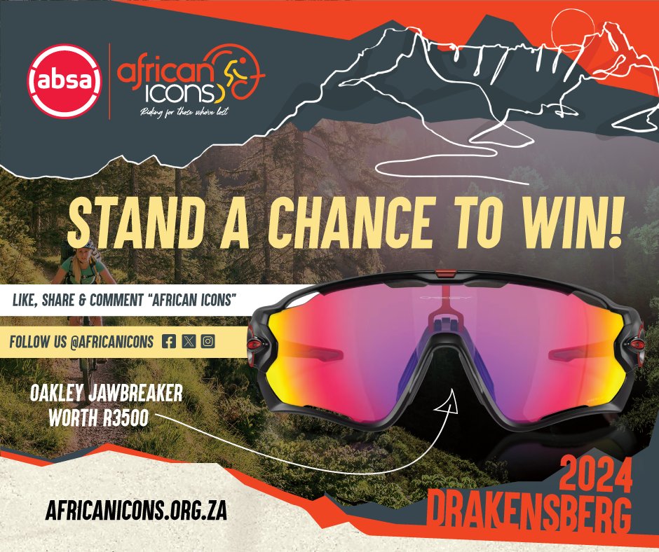 africaniconsinv's tweet photo. WIN a pair of Oakley glasses worth over R3500!

To win:
✅Like and share this post
✍️Comment with "African Icons"
🌍Follow ‌African Icons across all platforms

The competition ends on 02/20/2024 and the winner will be unveiled on 02/21/2023. View the T&amp;Cs: https://t.co/07Ntj26MRy https://t.co/FPJN4ZQibm