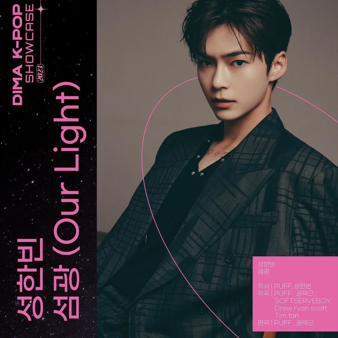 kbgcharts's tweet photo. #SUNGHANBIN from #ZEROBASEONE confirmed to perform his self-written song “Our Light” at DIMA K-Pop Showcase on January 3, 2024 https://t.co/WzBpaY8Njz