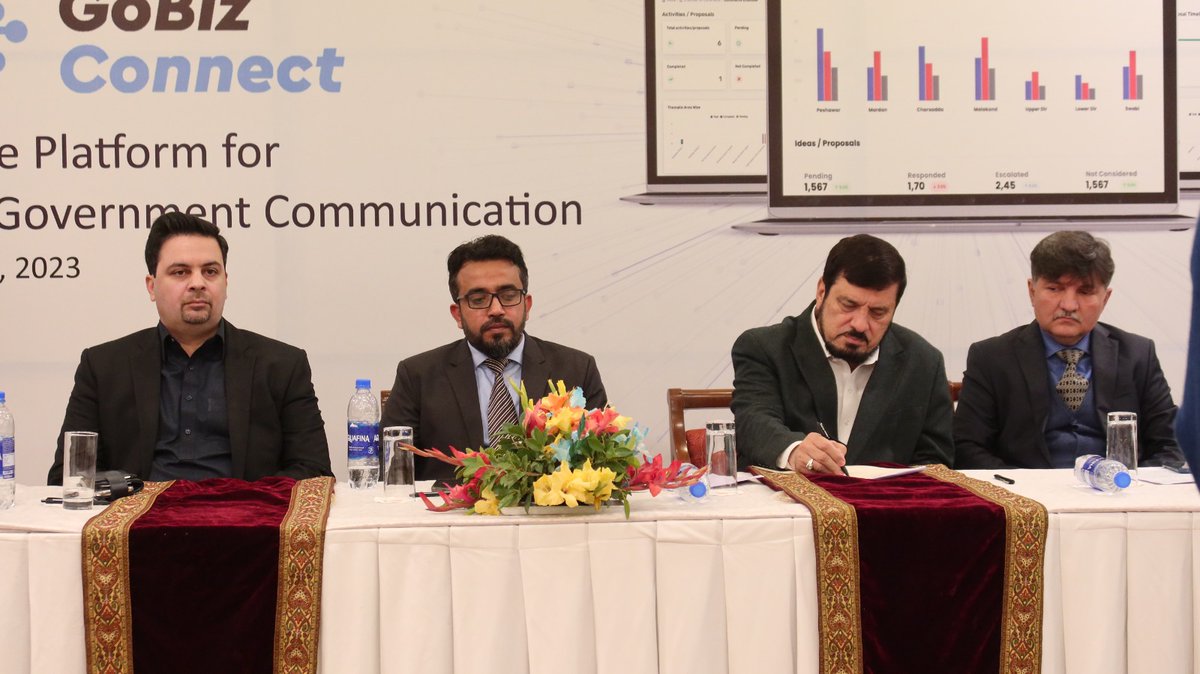 SNGPakistan's tweet photo. Governor KP formally operationlised the GoBiz Connect Portal. SNG is proud to have played a key role in the successful orientation session for DCs and the business community on this Portal. This marks a significant step towards a more responsive government-business relationship. https://t.co/e3aipmbBsM