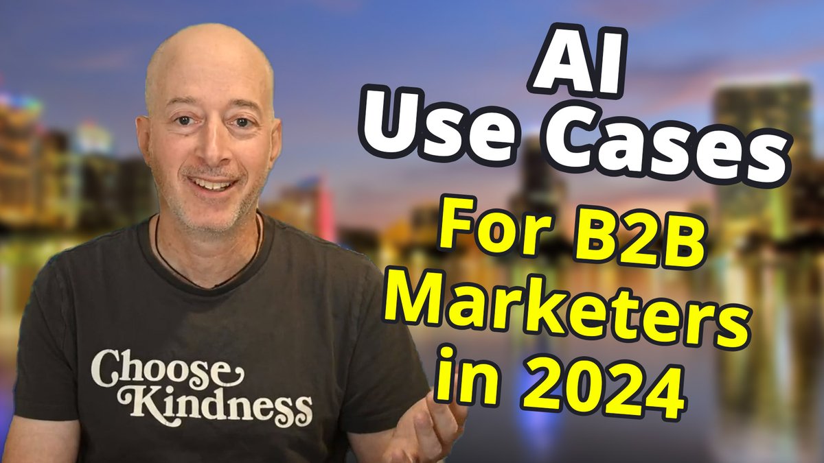 "If you depend on organic traffic right now for the livelihood of your business, I'm going to say something extreme that you can edit out, you're f*cked."

I've had a great conversation with <a href="/IsarMeitis/">Isar Meitis</a> about AI for B2B marketing inbound4cast.com/en/podcast/isa…
