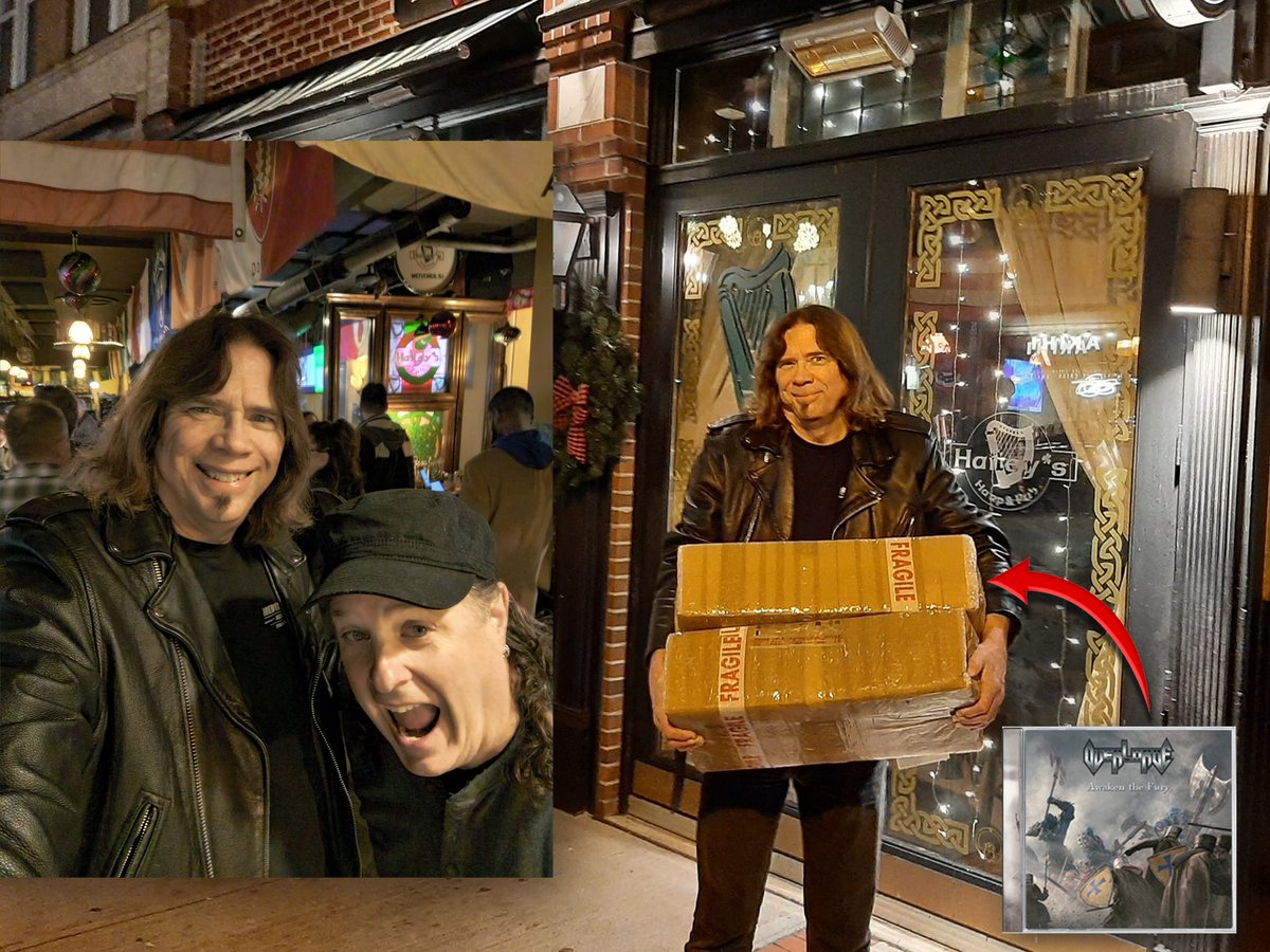 OverlordeMetal's tweet photo. Flying V pilot M.E. went to pick up the shipment of Overlorde "Awaken the Fury" albums last night at his UPS Store (Read more in the photo description).

Haven't placed your order yet? Go to https://t.co/aHB9IHoTsK.

#heavymetal #powermetal #uspowermetal #noremorserecords https://t.co/PMv8KLyzdX