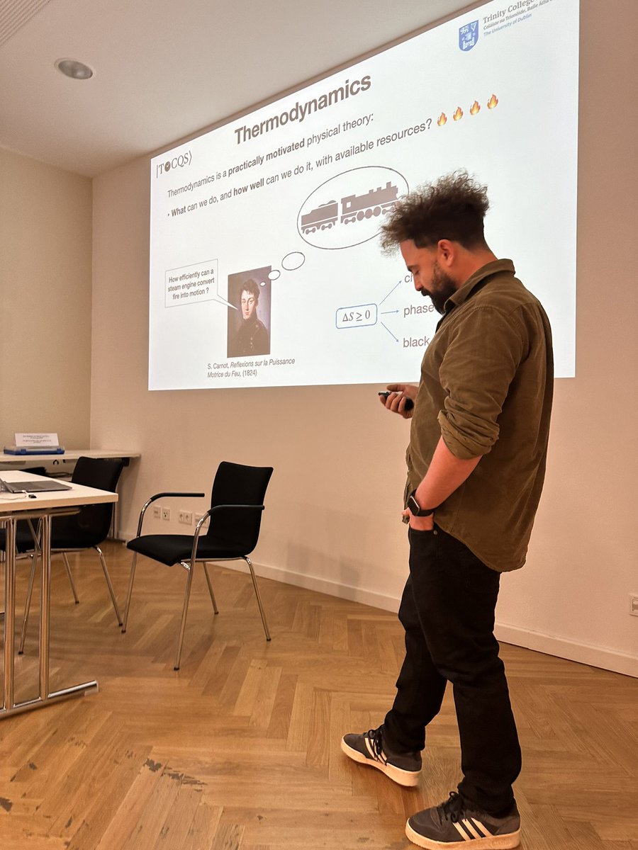 QuantumThermo's tweet photo. Impressions from the #FOR2724 science meeting on #quantumthermodynamics at the Harnack House of the @maxplanckpress in #Berlin, December 4-5. Part 1. https://t.co/Xh00tdLnYo