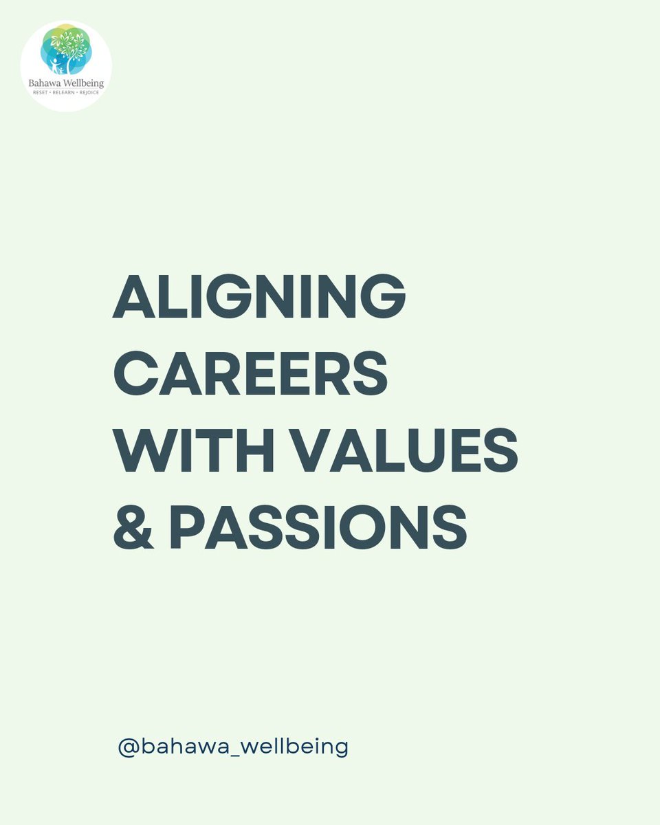 BahawaWellbeing's tweet photo. Your values and passions are the compass guiding your career journey. Take time to explore what truly ignites your spirit! ✨️
(2/2)
-

#BahawaWellbeing 

#careerwellbeing #careerdevelopment #career #passion #values #alignment  #professionalgrowth  #motivation #happiness https://t.co/hVEh5NBvqG