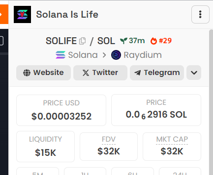 SolanaIsLife's tweet photo. Solana Is Life $SOLIFE

https://t.co/EqDyKzV3uG

#SolanaIsLife #SOLIFE https://t.co/UDSYTqm2bP