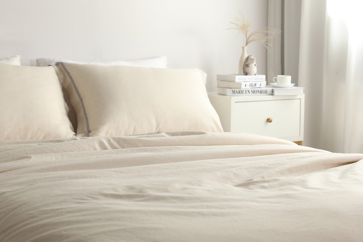 Claireclh's tweet photo. A blend of bamboo fiber and linen, the ultimate high-end experience! https://t.co/dWVcXpPGxG