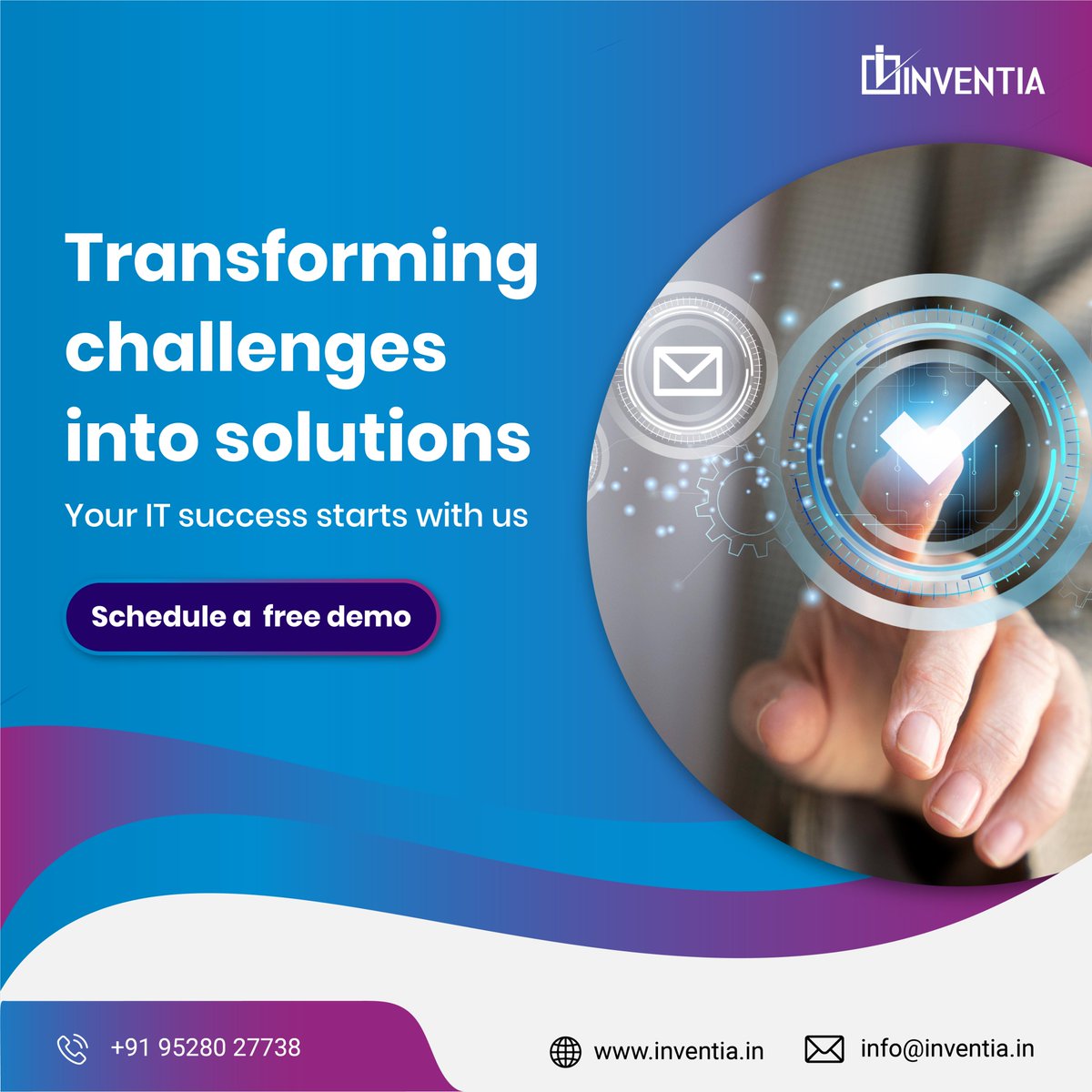 InventiaTech's tweet photo. Don't let IT challenges hinder your business growth. π·
Partner with us today and experience the power of effective IT solutions. π·
Visit our website: https://t.co/1liGqjCoul
Contact us: https://t.co/D2huUCDpyM
#inventiatechnology #inventia #itstaffing #itsolutions #freedemo https://t.co/ASfxGOmSa6
