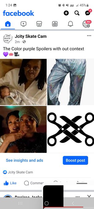 The color purple Spoilers without context!!!  #TheColorPurple https://t.co/500uXbDftg<a href="/tag/thecolorpurple"class="tags">#TheColorPurple</a>