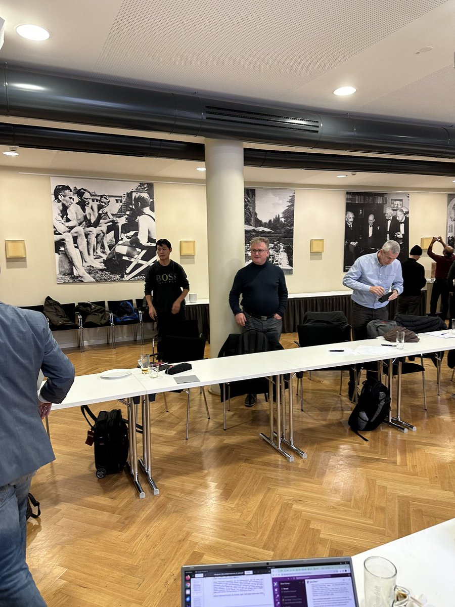 QuantumThermo's tweet photo. Impressions from the #FOR2724 science meeting on #quantumthermodynamics at the Harnack House of the @maxplanckpress in #Berlin, December 4-5. Part 3. https://t.co/WXjjydLT7X