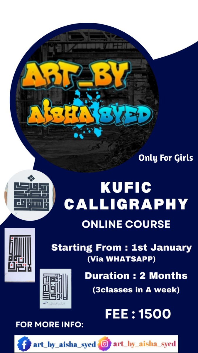 AishSyed3's tweet image. *For Instagram account* 

instagram.com/art_by_aisha_s…

 *For Facebook page* 

facebook.com/profile.php?id…
_
#artlife #artfactory #artgallery 
#calligraphylove_ #calligraphy #kuficalligraphy 
#aishasyed #arabiccalligraphyart #artwork 
#dailyart #artist
