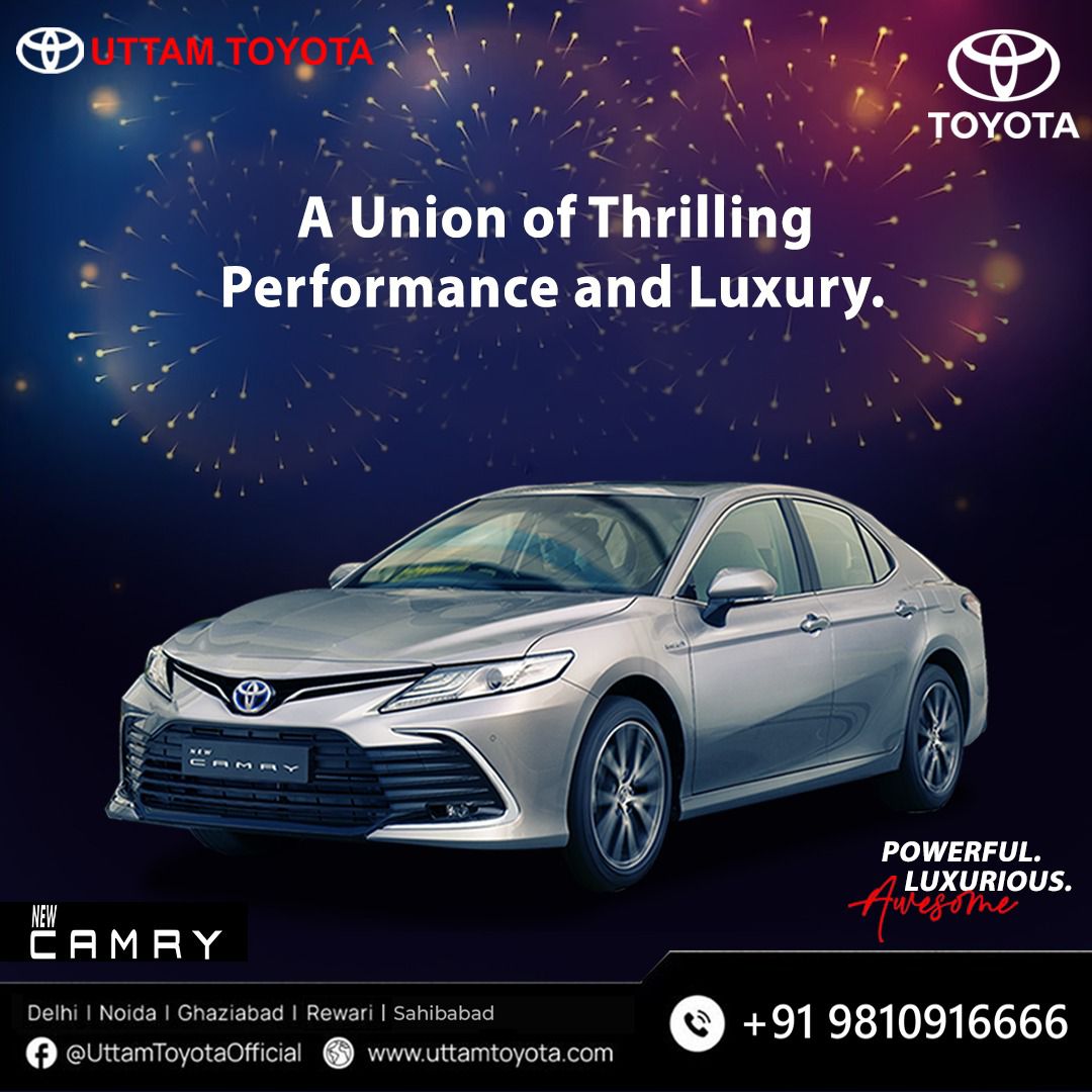 Unleash the power of sophistication with the Camry from Uttam Toyota!📷Elevate your drive to new heights of elegance and performance
.
Call -> +91 98109 16666
.
#UttamToyota #CamryElegance #ToyotaPerformance #Toyota #ToyotaIndia #CamryHybrid #Camry