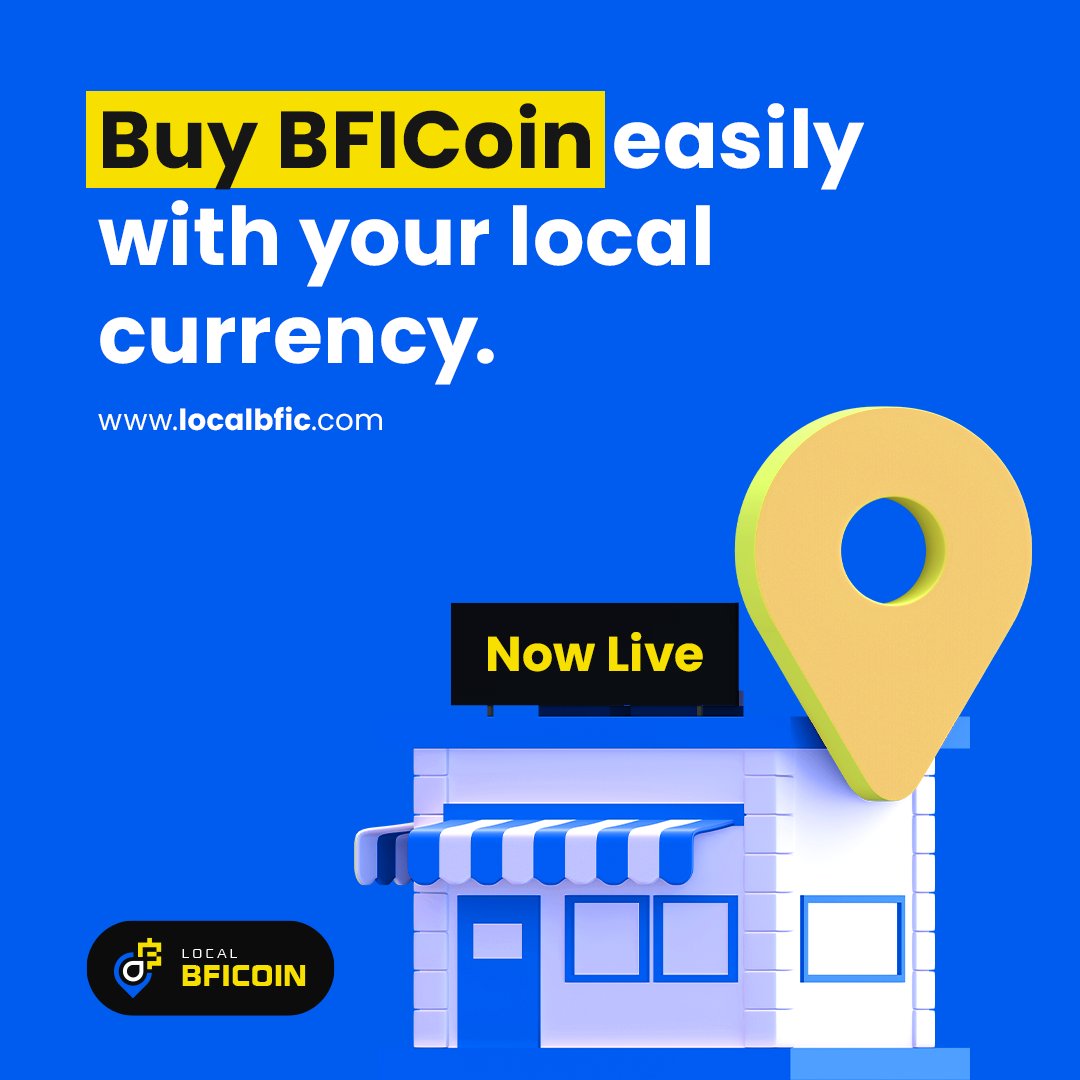LocalBFICoin's tweet photo. Introducing seamless access to BFICoin using your local currency at π https://t.co/qSi3gjq05v!
Embrace the ease of acquiring BFICoin hassle-free,
Opening pathways to a borderless financial landscape,
Local BFIC is now Live!
#LocalBFIC #bficoin #BFICCommunity #LocalBFICoin #P2P https://t.co/3zrE1S5mHa