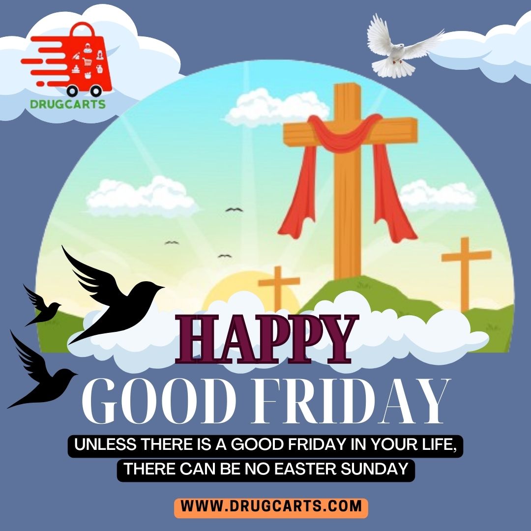 'On this solemn day, reflecting on the sacrifice and grace that Good Friday symbolizes. May the spirit of love and redemption fill your hearts. #drugcarts #GoodFridayReflection #HolyWeek #SacrificeAndGrace #EasterWeekend #FaithAndHope #GoodFridayObservance #ChristianFaith