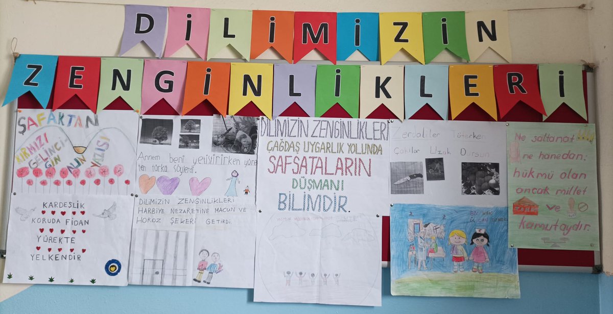 Ataturkio's tweet photo. Dilimizin zenginlikleri projesi aralık ayı: Çocuk şiirleri okumaları, anahtar kelimelerle hikaye anlatma, en iyi cümle ve afiş hazırlama çalışmalarımız eğlenceli bir şekilde gerçekleştirildi.  @Murat4Kucukali @mfgunlu @ideaziz1 @CinarMEM21 https://t.co/COaeJSz1tU