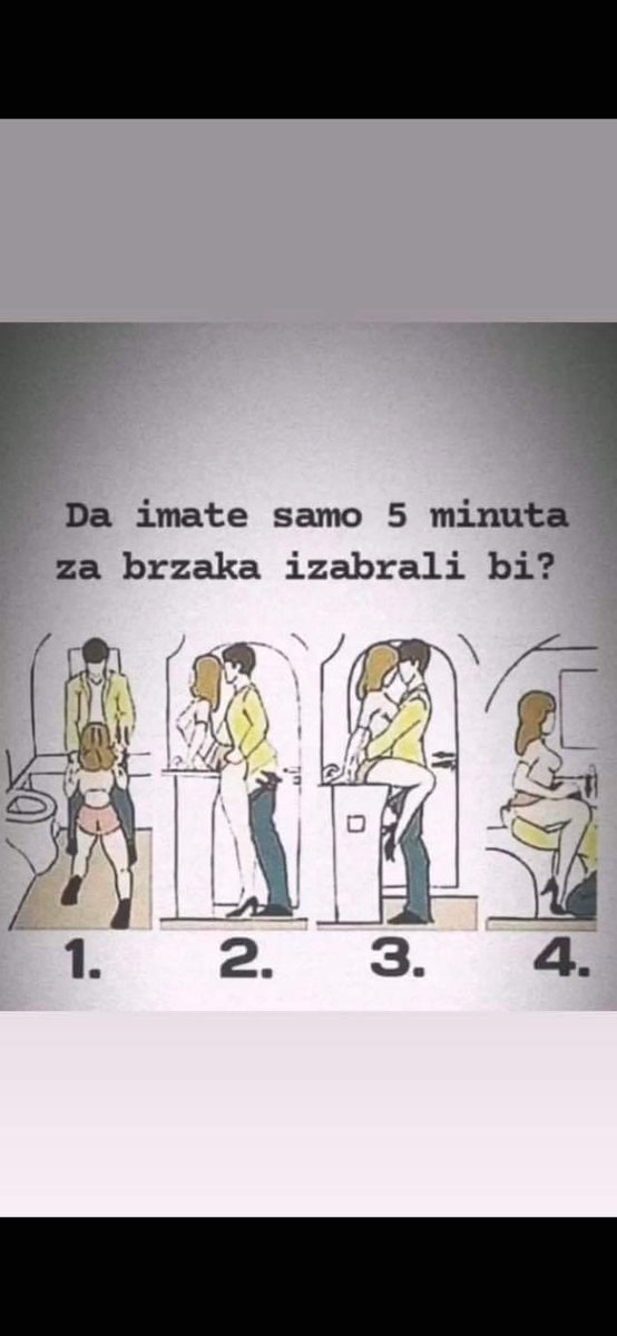nolekockalone's tweet photo. Da imate 5 minuta šta birate? https://t.co/bnHaawCqsp