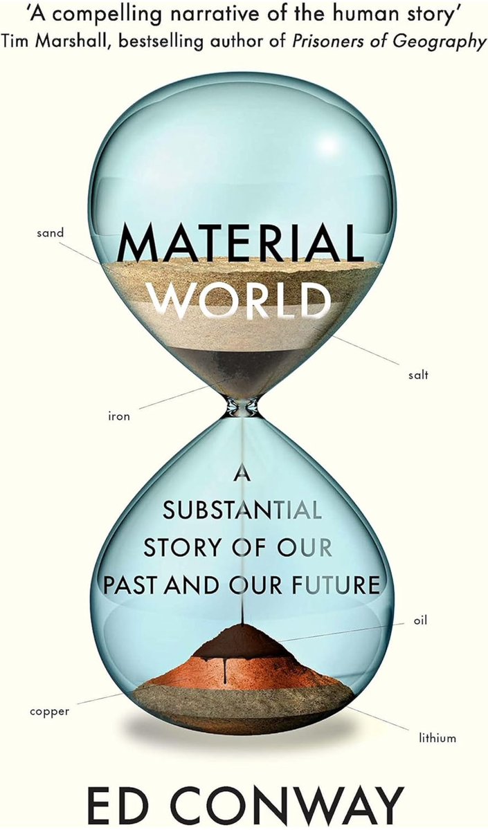Prem473653's tweet photo. A compelling narrative about 6 “materials” - Sand, salt, iron, copper, oil and lithium that we take for granted but have unbelievable uses. This book has been shortlisted for many awards and am sure the reader will learn a lot more than what he knows before reading this book https://t.co/I1gyiaZB8O