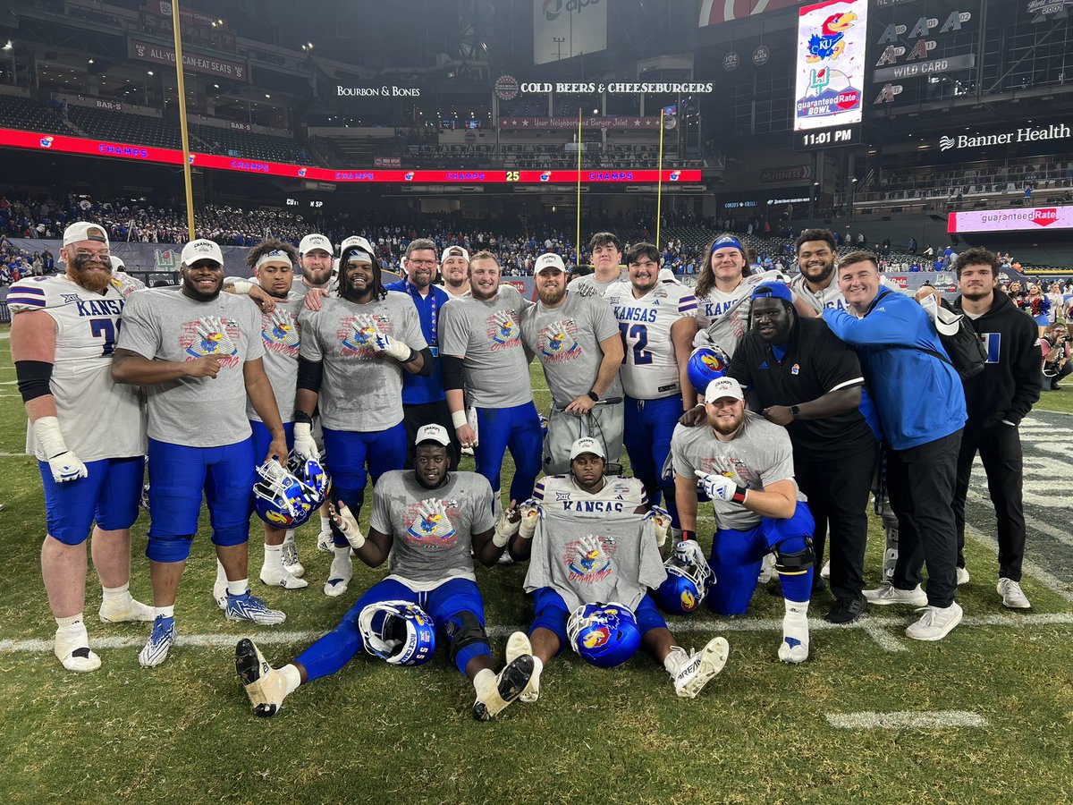 Bowl Champions!  Rock Chalk!!