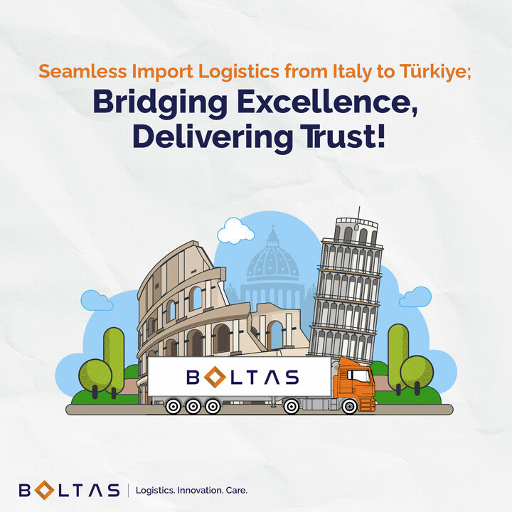 cobantur_log's tweet photo. 🔶🇮🇹At Boltas, we take pride in delivering a superior import experience. With the might of our self-owned fleet, we ensure the secure and timely delivery of your imports from Italy.

#BOLTAS #BoltasLogistics #İtalya #Italy https://t.co/ZbGCoeEtsn