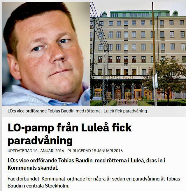 joeberlin53's tweet photo. Korruptionen inom socialdemokraterna har inga gränser.... https://t.co/XjfBwnJKyk
