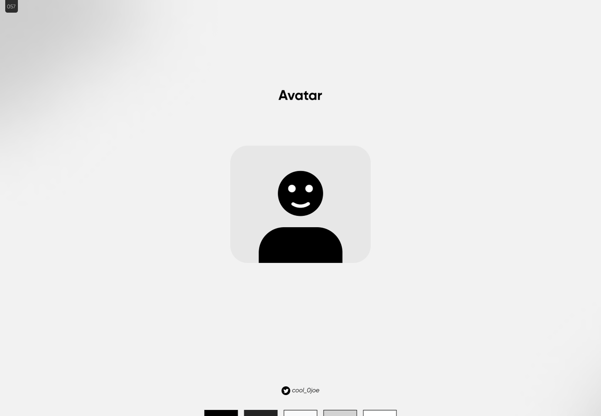 Cool_0Joe's tweet photo. Here's my submission for Day 57/68
Prompt: Avatar

#designchallenge #uidesign #DailyUI #designchallenge #emberUIchallenge https://t.co/81ZztLg6oK