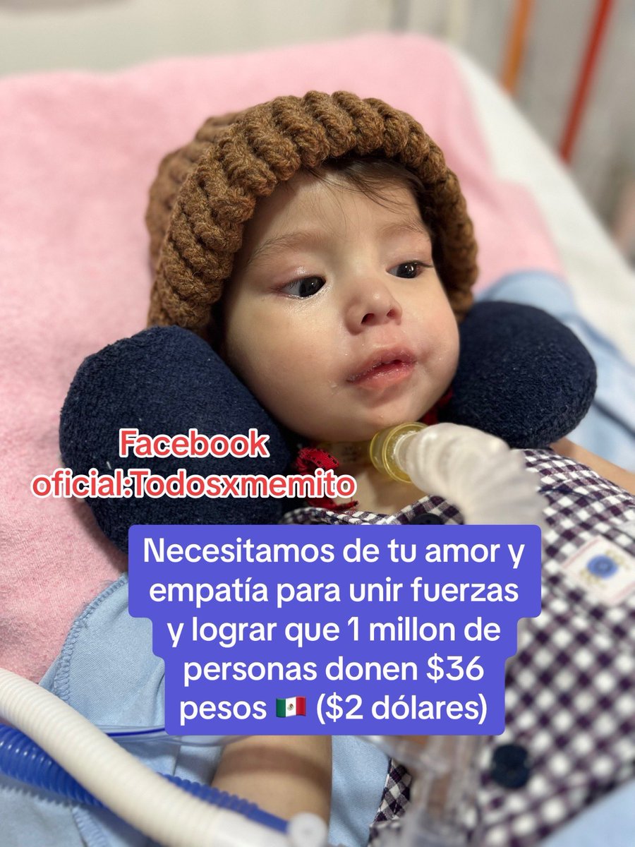 todosxmemito's tweet photo. Nos puedes ayudar con tan solos $36  pesos mexicanos ($2dolares) puedes salvar a nuestro bebé.
#atrofiamuscularespinhal1
#zolgensma EL MEDICAMENTO MÁS CARO DEL MUNDO https://t.co/kQmrR3h5My