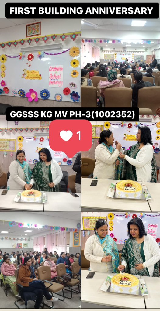 GGSSSKG's tweet photo. #Firsts are always special….🌻
To make it more special, @GGSSSKG MV, Ph-3 celebrated its first building anniversary with Mrs. Neelam Kaushal and Mrs. Sandhya as chief guests. 🌸
@GGSS_MV3 @EnclaveGgsss @UshaRaj00365763 @NaithaniGe4644 @Dir_Education @dilli_shiksha https://t.co/DSpD5fzxym