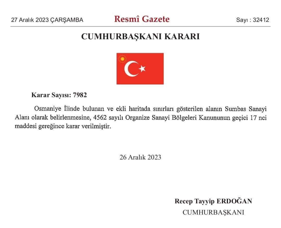 ZekiDemirogluu's tweet photo. SUMBASIMIZA ORGANİZE SANAYİ BÖLGESİ HAYIRLI OLSUN
İlçemiz bu günkü Resmi Gazetede Organize Sanayi Alanı olarak kabul edildi.
#Akparti 
#DurmakYokYolaDevam https://t.co/TGjIAWKy3s