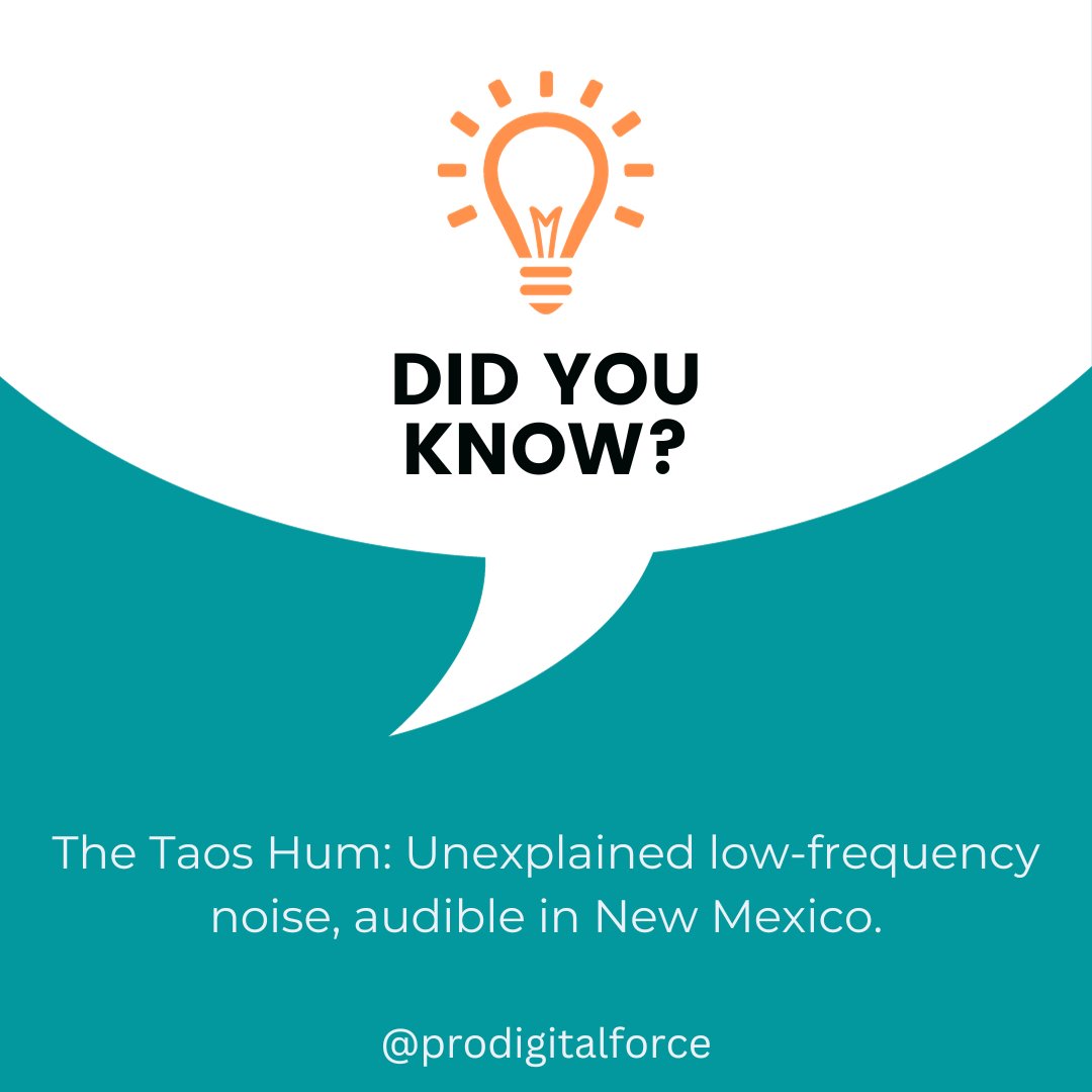 prodigitalforce's tweet photo. The Taos Hum: Unexplained low-frequency noise, audible in New Mexico.
#mexico https://t.co/9FxRw1lTlB