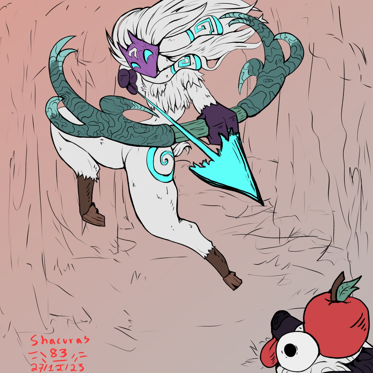 Shacura83's tweet photo. En busca de lo perfecto  No.6              
-(°Mañana se aprende a sombrear°)-                              #digitalart #dibujodigital #kindred  #fanart #ebdlp83 https://t.co/Cu4W1xxdWy