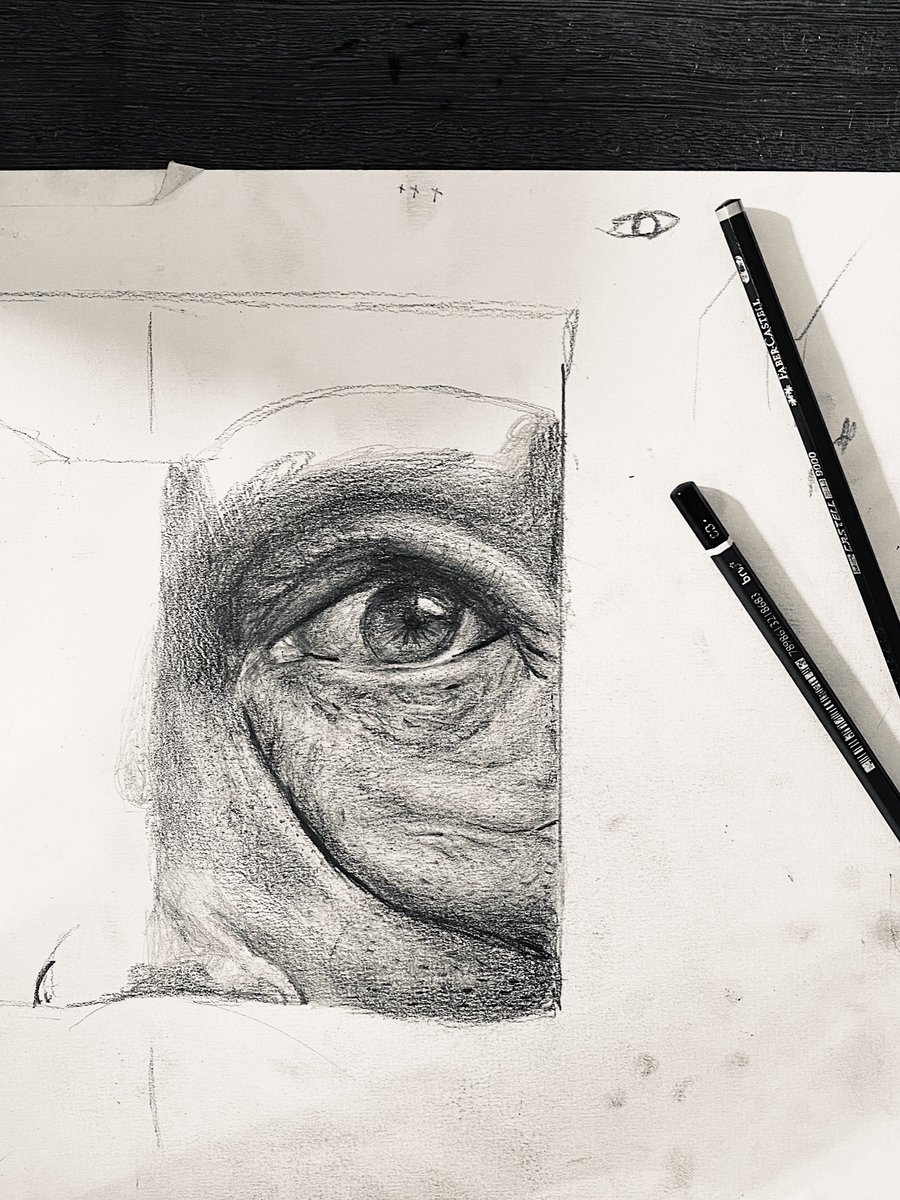 uns estudinhos em grafite desse ano que achei organizando a papelada aqui e fiquei felizz 💘