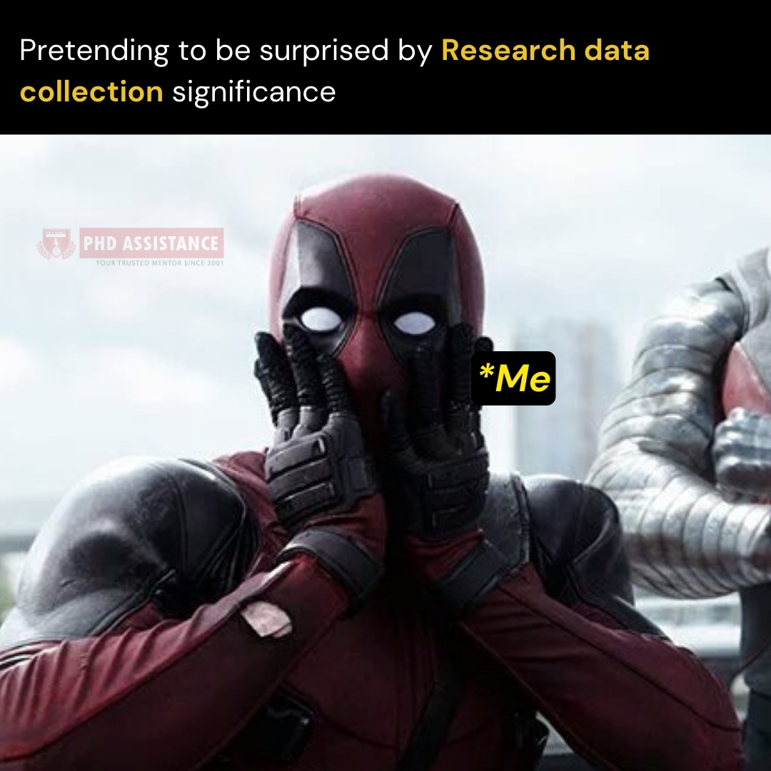 phdassistance's tweet photo. When you finally get that perfect dataset
#PhDAssistance #DataCollectionExperts #ResearchServices #ResearchDataCapture #DataCollectionSolutions #PhDResearchSupport #DataCollectionMethods 
I pretended to be surprised by the research data collection significance. https://t.co/6V6iLeQJWn