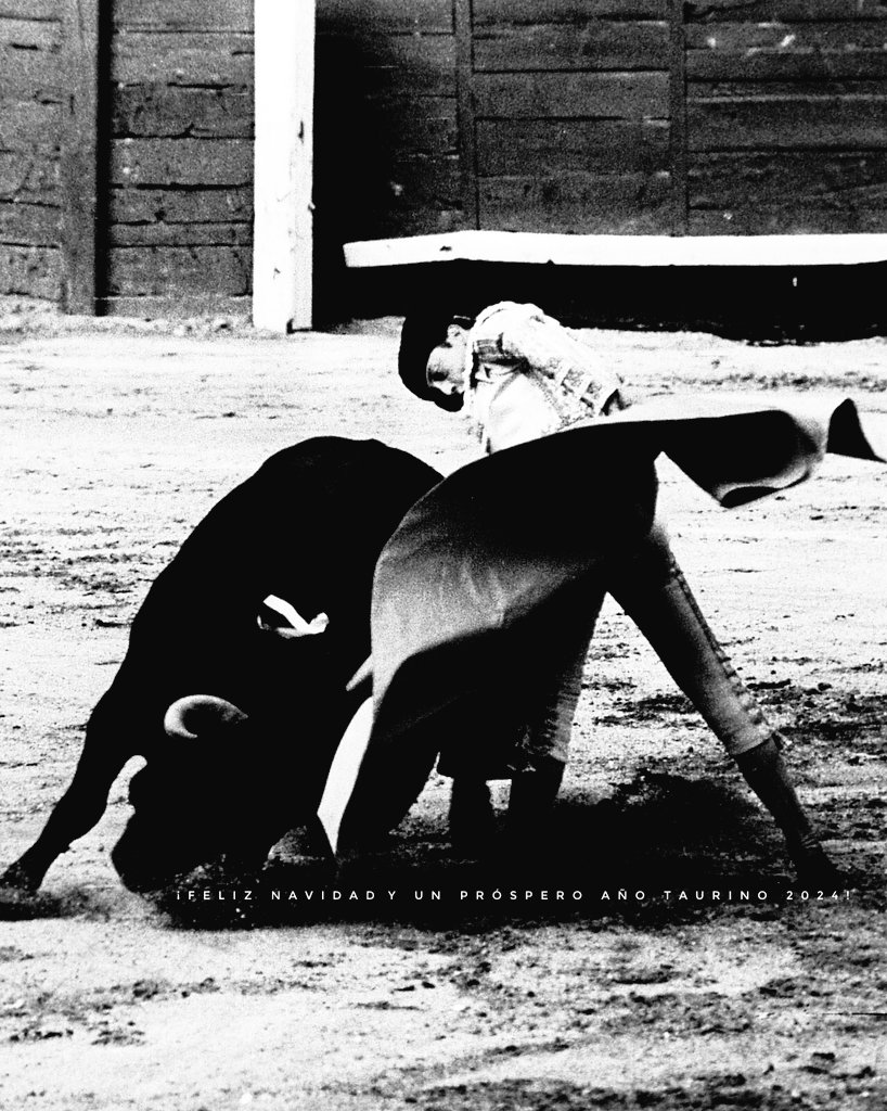 ¡Feliz Navidad Y Un Próspero Año Taurino 2024!Antonio Chenel Albadalejo. El torero de verdad.