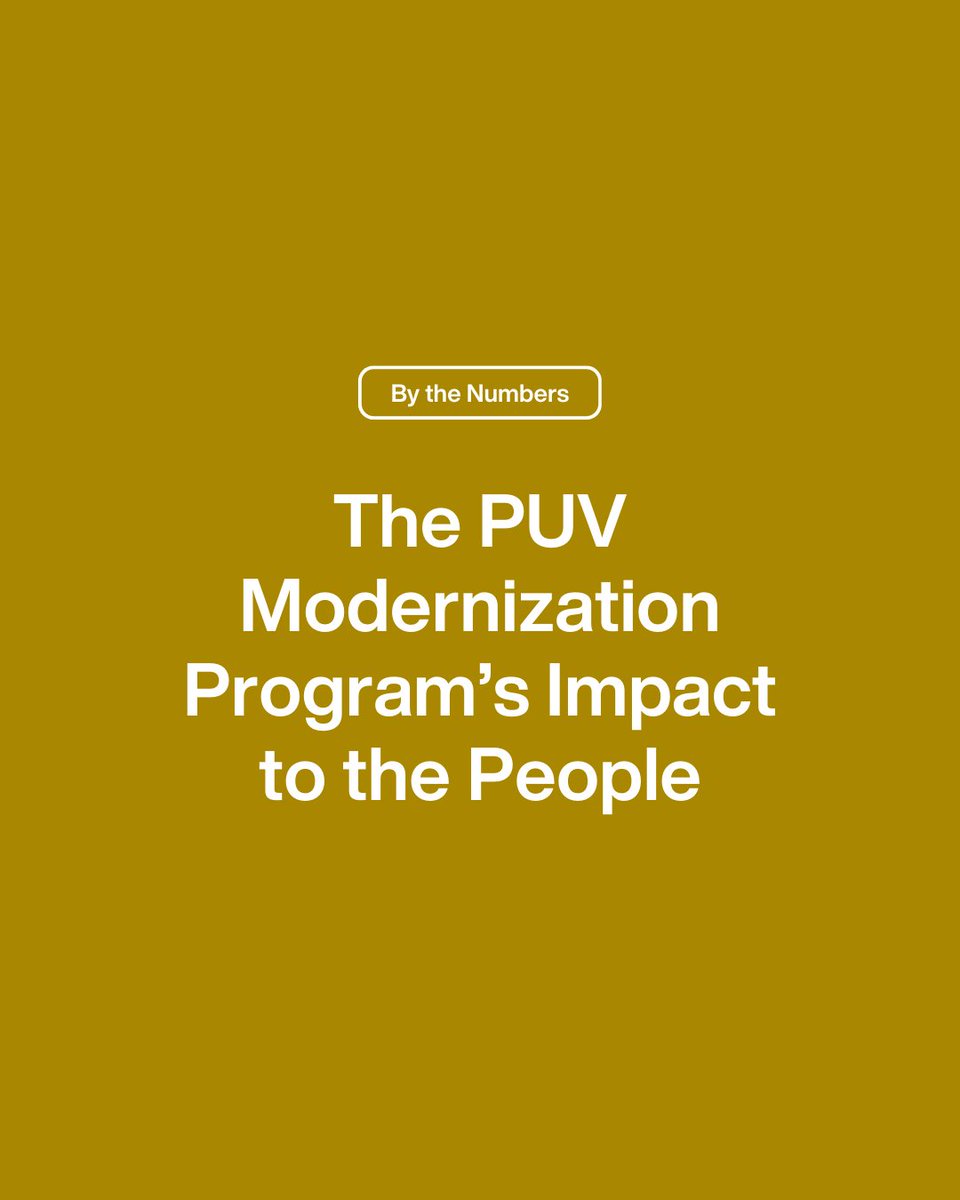 inklusibo_'s tweet photo. Numbers don't lie!

We listed some data to emphasize how the PUV Modernization Program brings harm to transport workers and commuters.

(A thread) https://t.co/8rYfW3Wt0B
