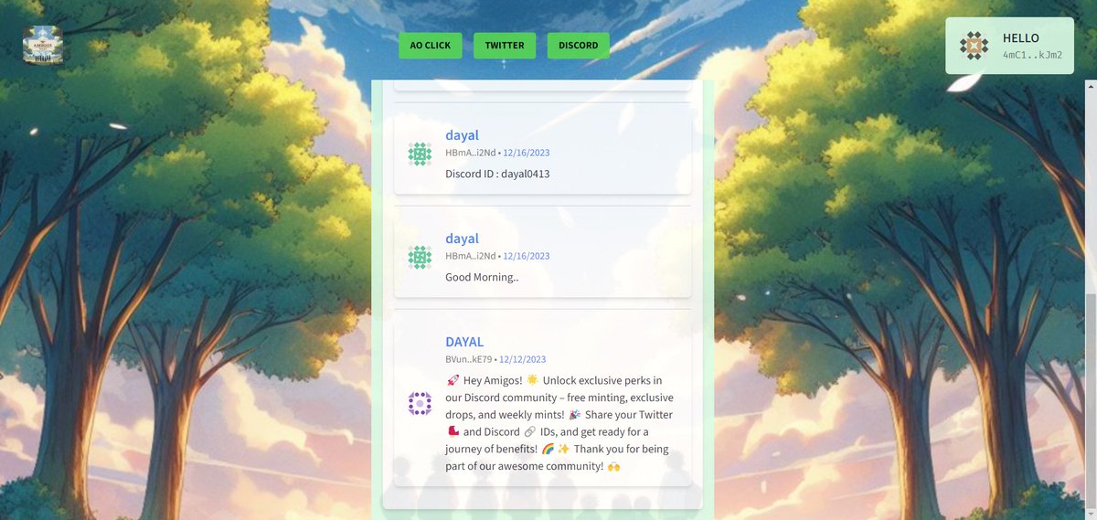 amigosodyssey's tweet photo. 🌌 Check out the sleek 🌟new interface for our @amigosodyssey AO Space.
✅Don't miss out on the🥳 adventure—let the gaming begin!🚀 #AOSPACE https://t.co/KCjuL5gDoE