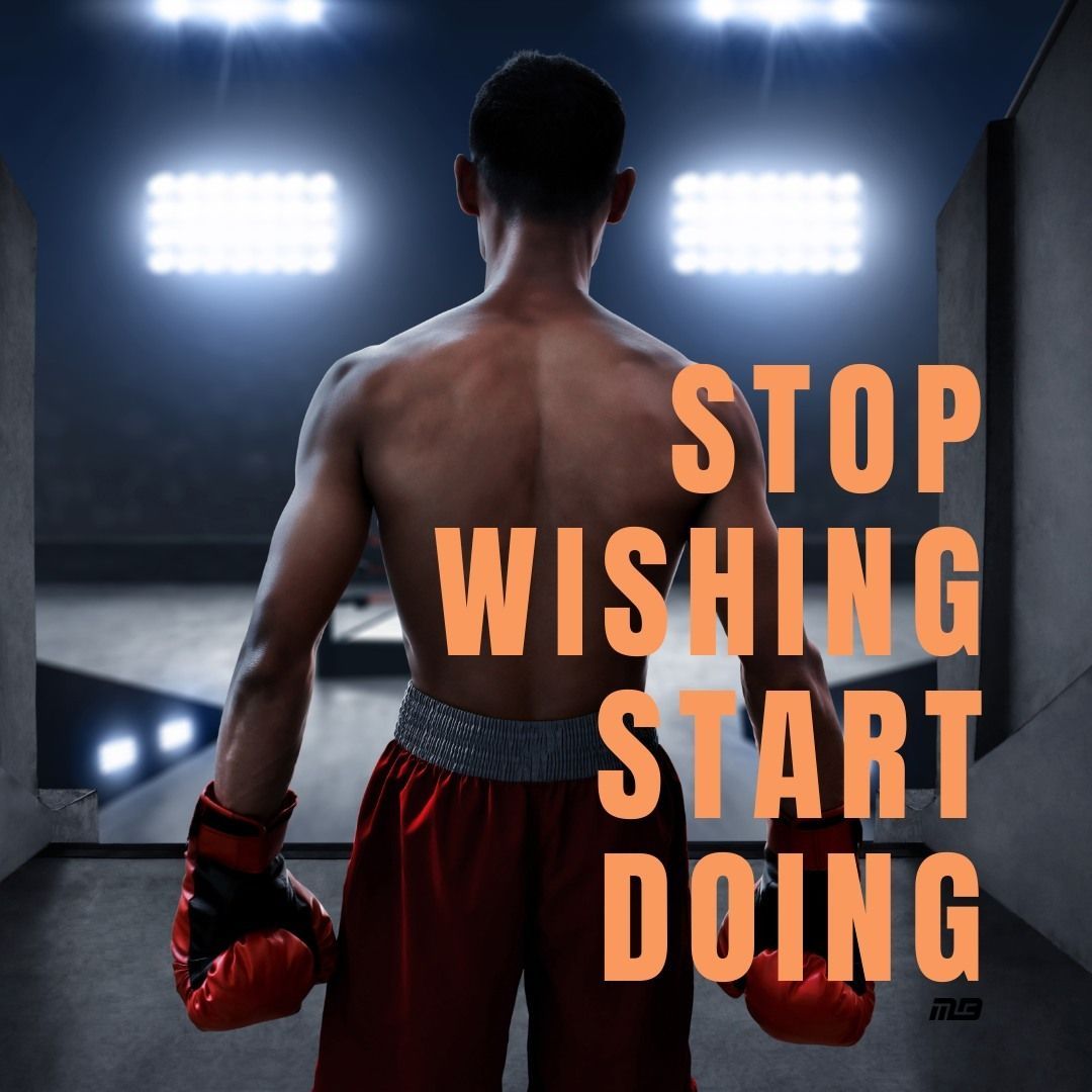 Transform your wishes into actions and watch the magic unfold. 💫✨ 
#StopWishing #StartDoing #MuscleboxMotivation