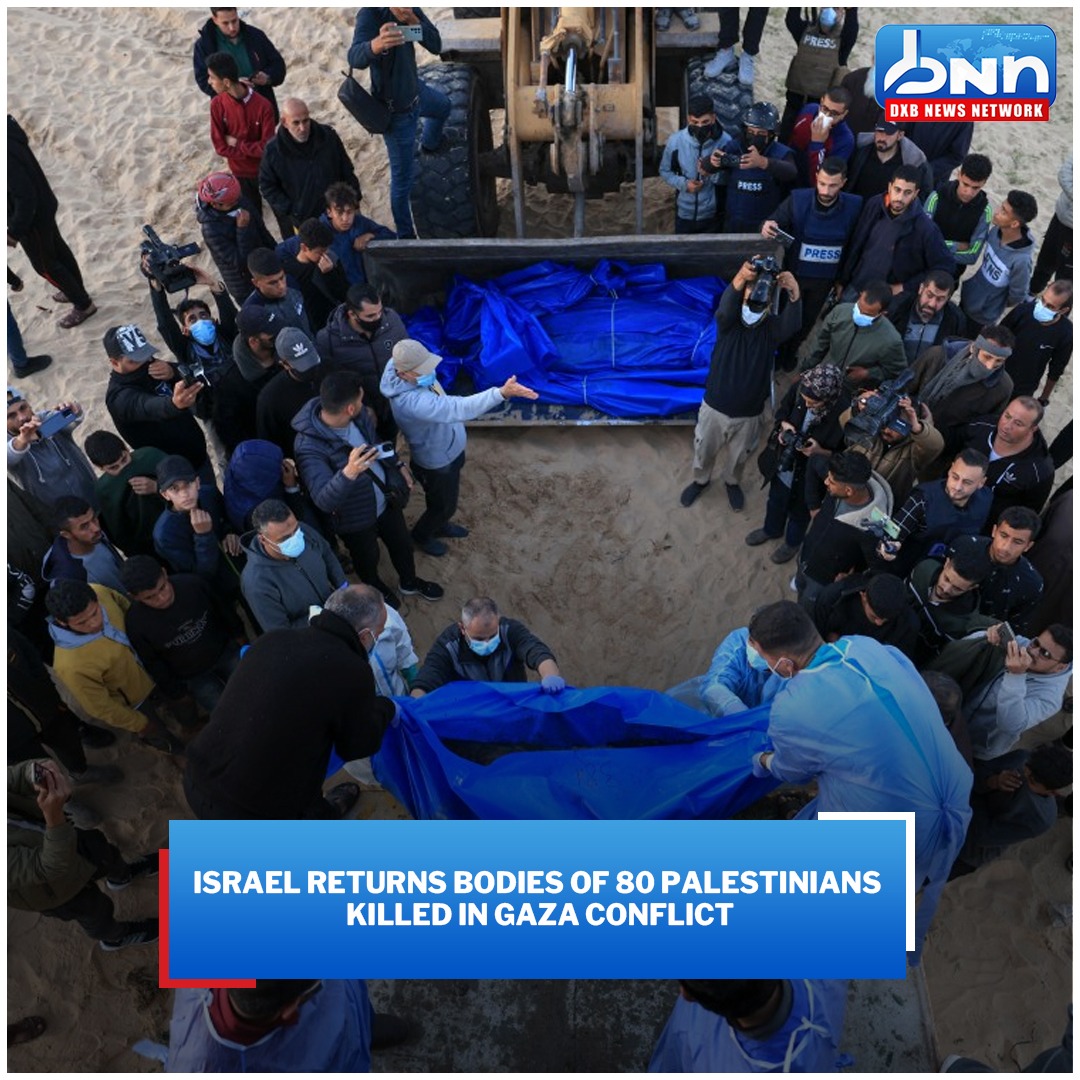 Israel gives back remains of 80 Palestinians from Gaza conflict.
.
Read Full News: dxbnewsnetwork.com/israel-gives-b…
.
#GazaConflict #IsraelPalestine #HumanitarianEfforts #MiddleEastPeace #GazaRecovery #dxbnewsnetwork #breakingnews #headlines