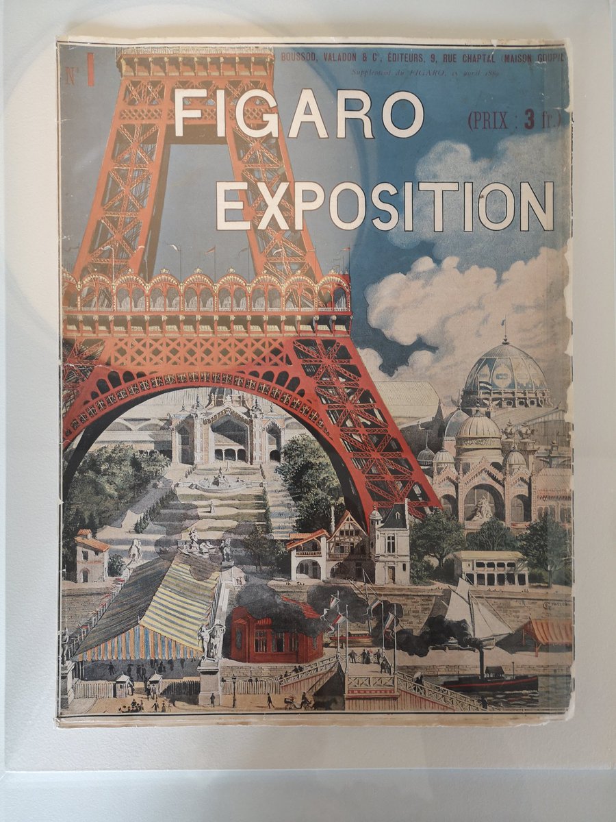 Il y a 100 ans mourait #GustaveEiffel le père de la célèbre tour parisienne. Inaugurée en 1889, la tour abritait le pavillon du <a href="/Le_Figaro/">Le Figaro</a> sur la seconde plate-forme. Une édition spéciale était imprimée tous les jours.