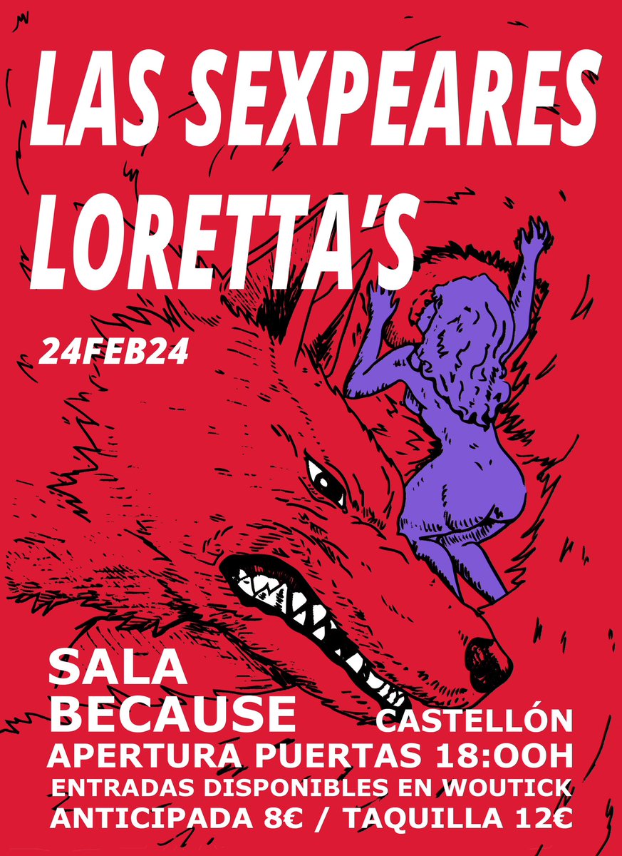 ballesterock's tweet photo. Loretta’s y @lassexpeares harán temblar los cimientos de Castellón con un concierto épico.
#Ballesterock #Allaboutmusic
https://t.co/pjwhyJFmtk https://t.co/hQa8gJaTZH