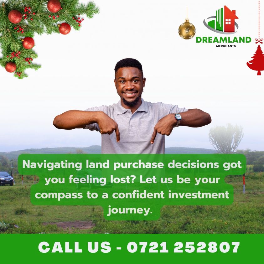 Dream big, invest smart with Dreamland Merchants!

Your canvas for future dreams awaits in every plot.

#DreamlandInvests #LandOfDreams