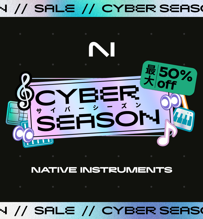 【延長！延長！】
Native Instruments 『CYBER SEASON 2023』が2024年の1月15日まで延長🙌
タイミングを逃して買い逃した方ももう一度買えるチャーンス!!
KOMPLETEやKONTAKTが安くなってます♪
store.shopping.yahoo.co.jp/miki-shop/sear…