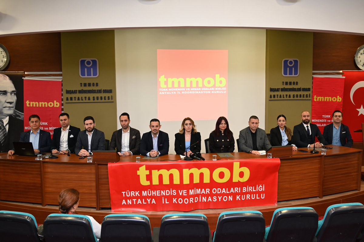 Antalyaimo's tweet photo. ANTALYA İKK BASIN AÇIKLAMASI / 26 ARALIK 2023
TMMOB Antalya İl Koordinasyon Kurulu (İKK), Antalya’nın kanayan yarası haline gelen Kırcami imar planlamasının mahkeme kararı ile iptal edilmesinin ardından açıklama yaptı.@imomerkez https://t.co/2cW2HnGwoV