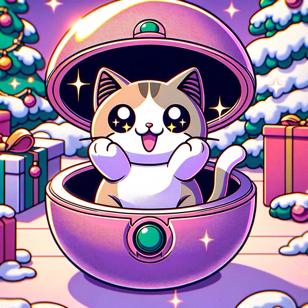 GACHAPON7777's tweet photo. 🎁 Unbox joy with @GACHAPON7777 this festive season! 🌟 Our cute GACHA-mascot has a holiday surprise for you! Share this post &amp; invite friends to discover the magic of $GACHA. Join our vibrant community &amp; let's make this #CryptoWinter a warm one! 🐱❄️ #JoinGACHAPON #HolidayMagic https://t.co/vNPRYVGXJD