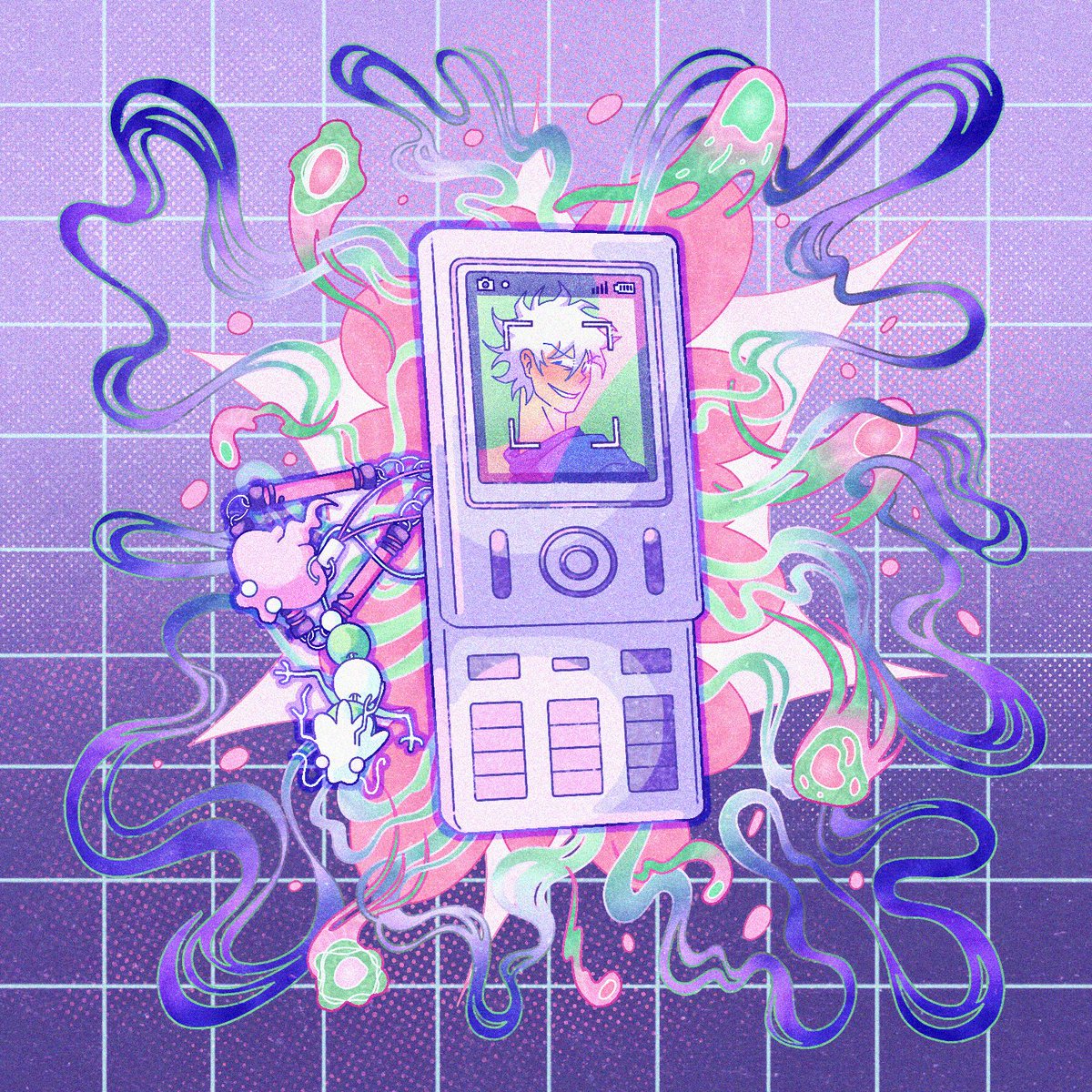 jen_kneefer's tweet photo. Extremely proud of the phone charms #JujutsuKaisen #satosugu https://t.co/7PzjK7zpOx