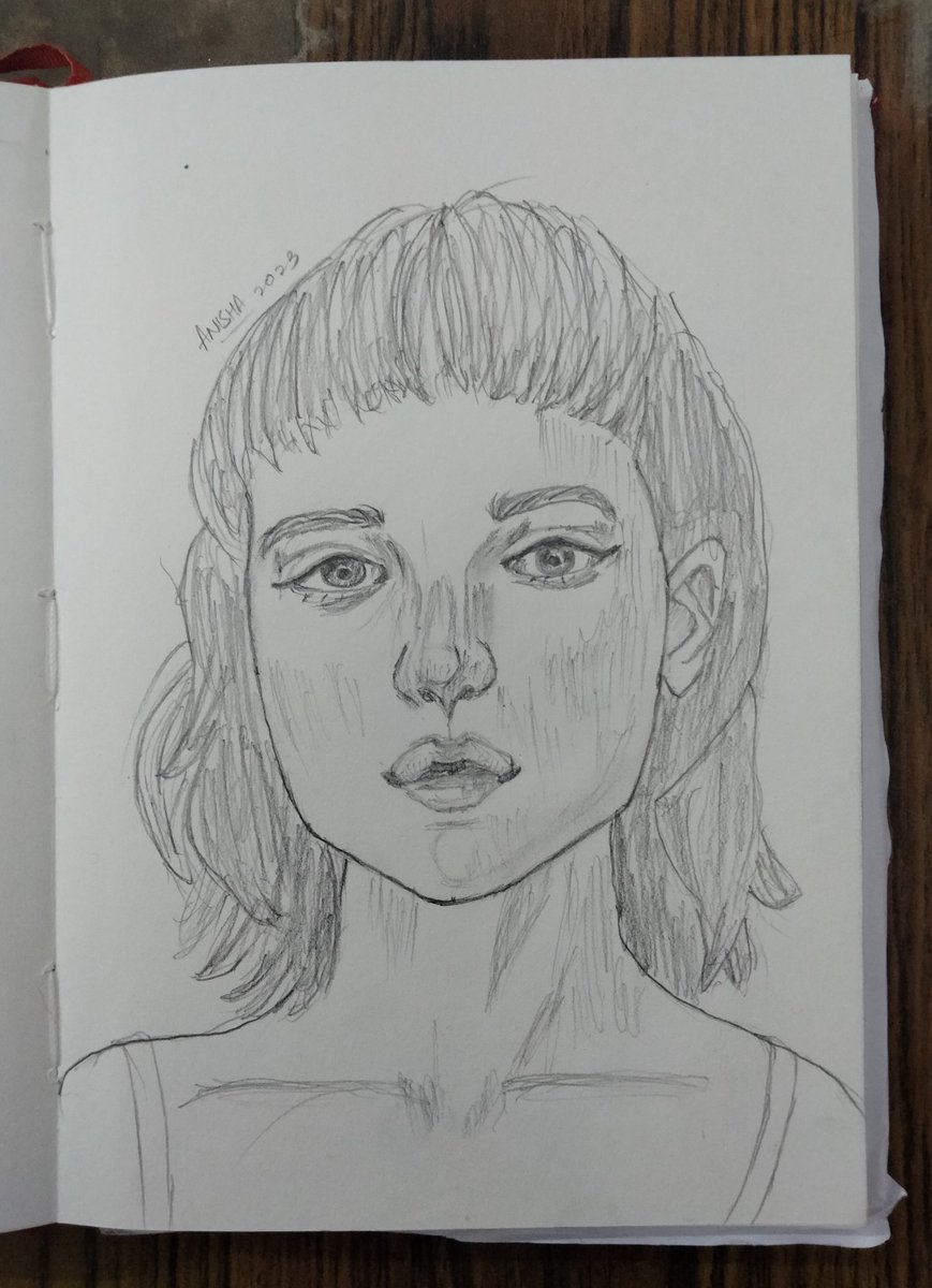 Anisha_Sharma18's tweet photo. Portrait sketch 💝
.
.
.
#sketch #portraitsketch #sketching #portrait #sketchbook #camlin #sketchbooking #instagraminspired #inspiration #Twitter #art #artist #artwork #artaccount #ArtistOnTwitter #indianartist #indianart https://t.co/nnSNrFgUNc