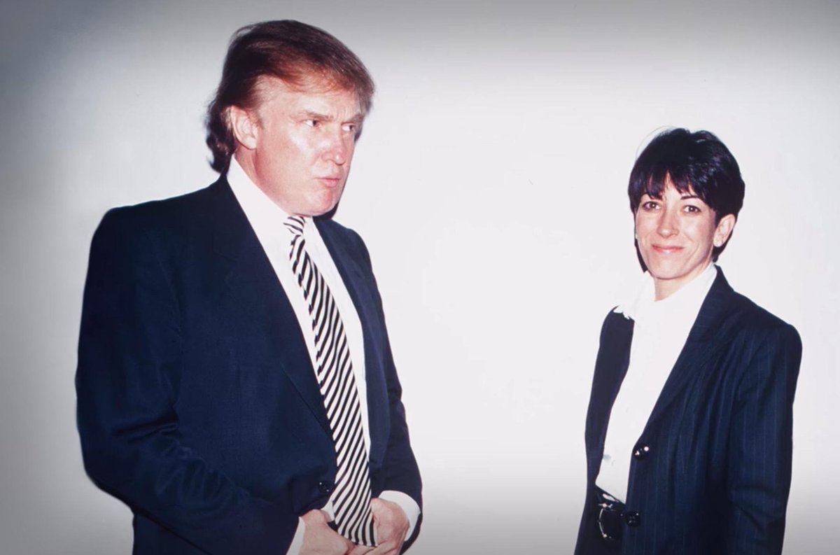 Hoosiers4Sanity's tweet photo. @PlanB1975 @TimBoyer76 @KirkLMcDonaldII Trump OWNS you dude - lmao. Keep lying to yourself.
I’m sure he was hanging out with Epstein and Maxwell for years knowing he was going to be president so he could expose them, right??? 🥴🥴🥴 https://t.co/rd6MpTMRUG