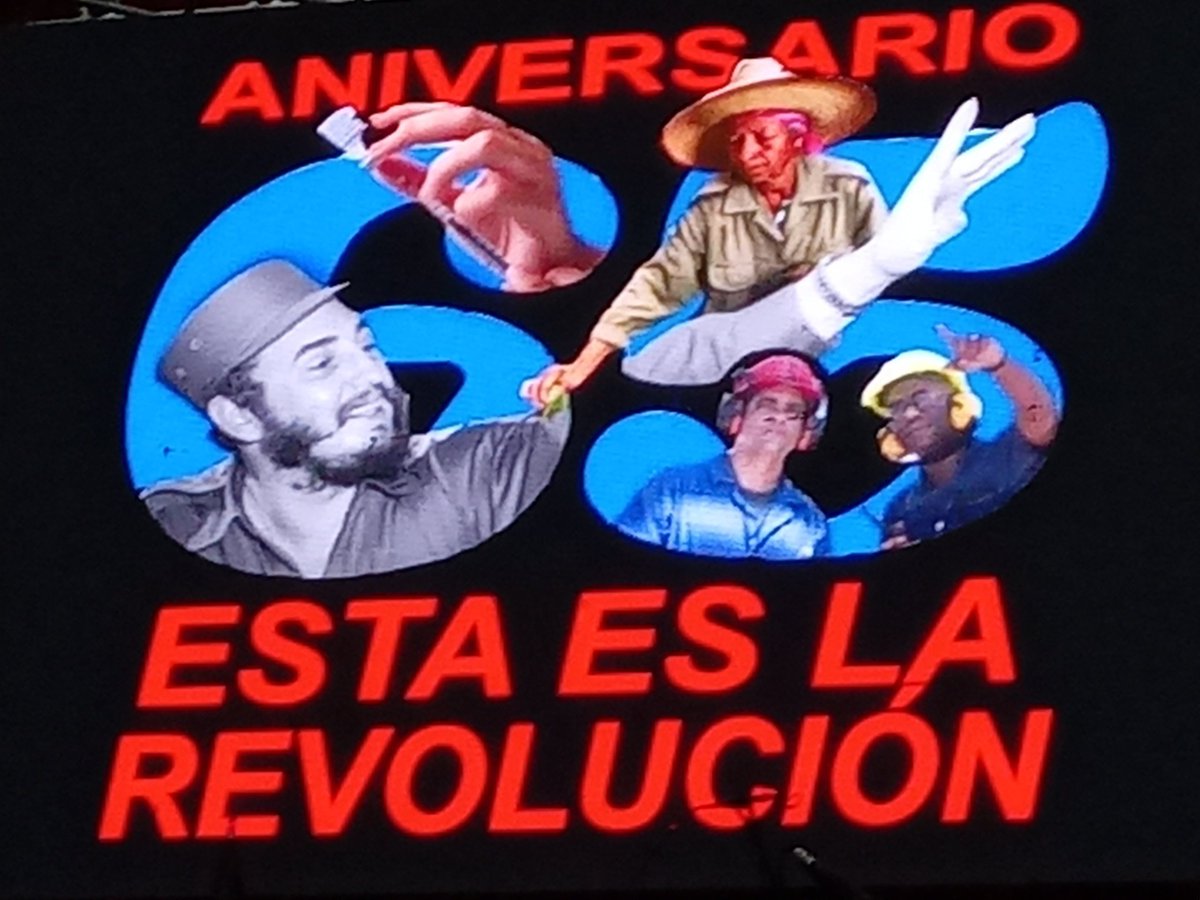 #EstaEsLaRevolución Felicidades a todos los compatriotas por el 65 aniversario del triunfo de la Revolución y especialmente a los de #SanctiSpírirusEnMarcha #Cabaiguán